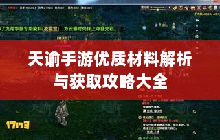 天谕手游优质材料解析与获取攻略大全-图1