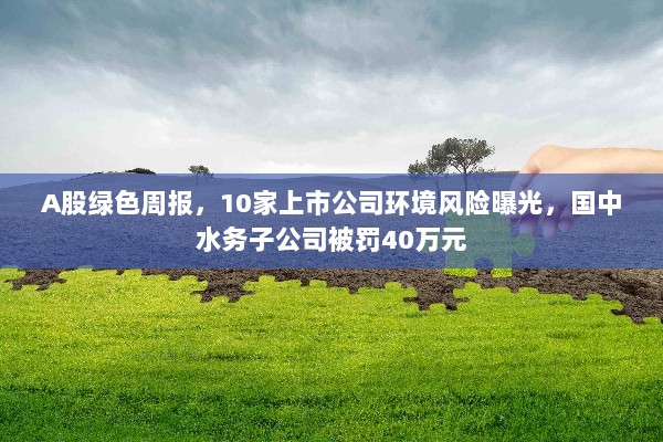 A股绿色周报，10家上市公司环境风险曝光，国中水务子公司被罚40万元-图1