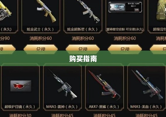 CF手游新手装备与道具购买指南-图1