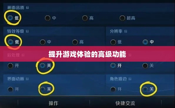 手游联盟高级设置探索,提升游戏体验的高级功能详解-图1 手游联盟高级设置探索,提升游戏体验的高级功能详解-图1