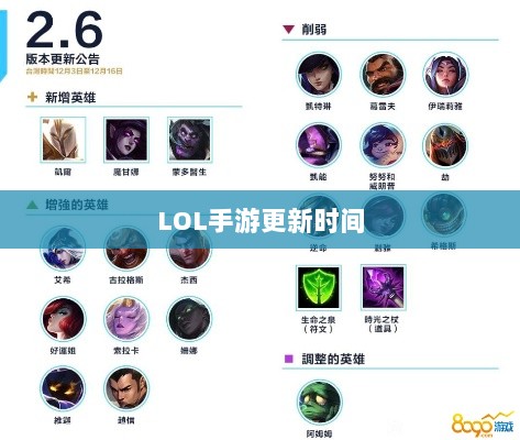 LOL手游更新时间解析,206版本更新细节详解-图1 LOL手游更新时间解析,206版本更新细节详解-图1