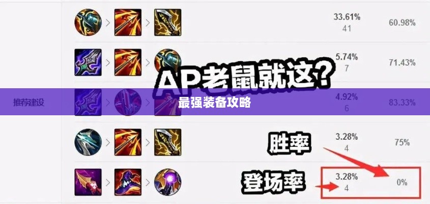 手游老鼠最强装备推荐攻略-图1
