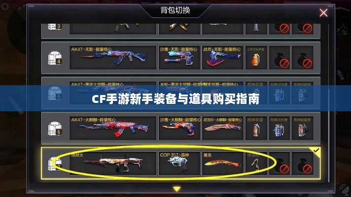 CF手游新手装备与道具购买指南-图1 CF手游新手装备与道具购买指南-图1