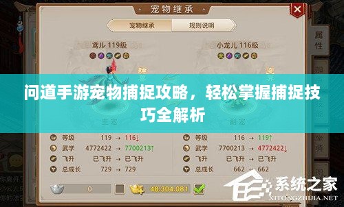 问道手游宠物捕捉攻略,轻松掌握捕捉技巧全解析-图1 问道手游宠物捕捉攻略,轻松掌握捕捉技巧全解析-图1