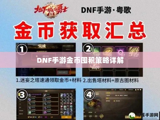DNF手游金币囤积策略详解-图1 DNF手游金币囤积策略详解-图1