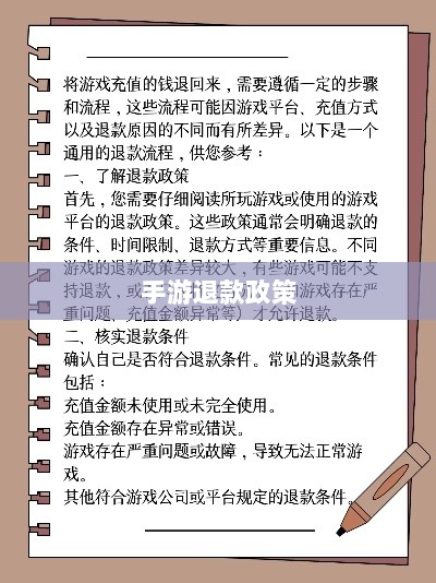 关于手游退款政策的探讨，官方回应问道手游是否可以退款-图1