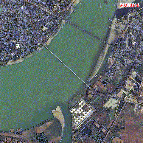中国卫星助力揭示缅甸地震前后对比图，巨刀般的地理变化-图3