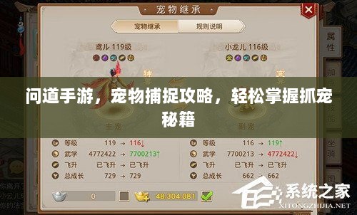 问道手游，宠物捕捉攻略，轻松掌握抓宠秘籍-图1