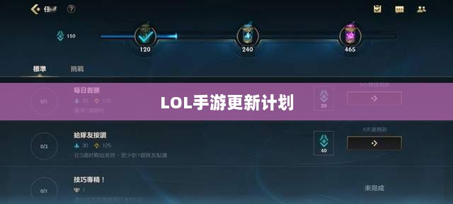 LOL手游更新计划大揭秘，版本206上线时间预测与相关内容深度解析-图1