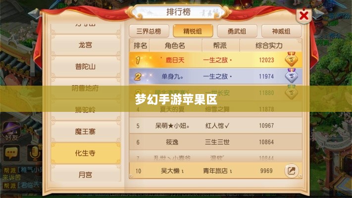 梦幻手游苹果区土豪众多吗?揭秘游戏世界的财富奥秘-图1 梦幻手游苹果区土豪众多吗?揭秘游戏世界的财富奥秘-图1