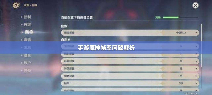 手游原神帧率问题解析，是否仅有三十帧限制？-图1
