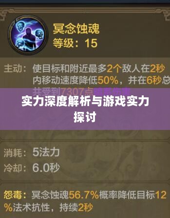 手游华夏暗巫实力深度解析，角色特点与游戏实力探讨-图1