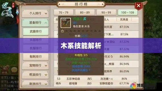 问道手游木系技能全面解析-图1 问道手游木系技能全面解析-图1
