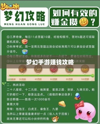 梦幻手游69级赚钱攻略，探索虚拟世界的财富之门-图1