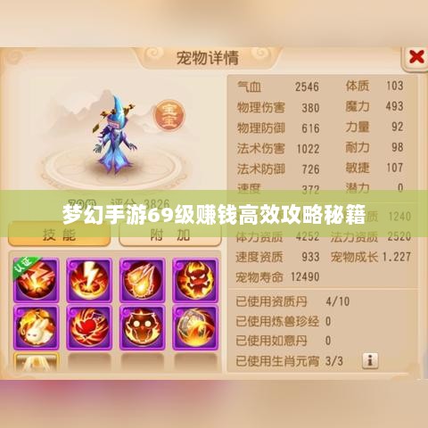 梦幻手游69级赚钱高效攻略秘籍-图1