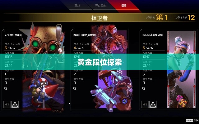 Apex手游，黄金段位的探索与荣耀之路-图1