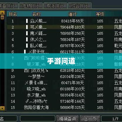 手游问道，力金的定义与魅力展现-图1