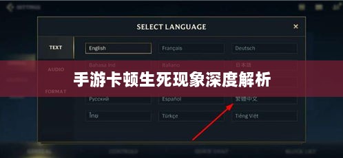 手游卡顿生死现象深度解析-图1 手游卡顿生死现象深度解析-图1