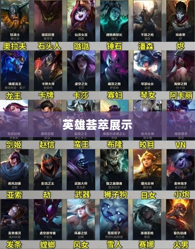 LOL手游英雄全解析，英雄荟萃与特色展示-图1