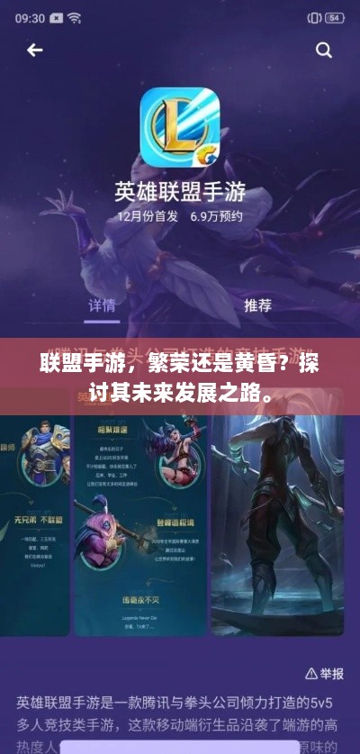 联盟手游,繁荣还是黄昏?探讨其未来发展之路。-图1 联盟手游,繁荣还是黄昏?探讨其未来发展之路。-图1