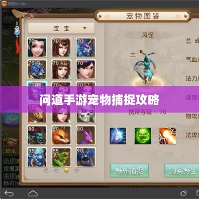 问道手游宠物捕捉攻略，轻松掌握捕捉技巧全解析-图1