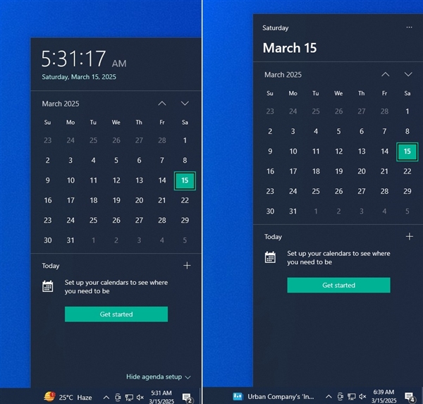 Windows 10更新导致实用功能缺失,弹出日历不再显示秒数-图1 Windows 10更新导致实用功能缺失,弹出日历不再显示秒数-图1