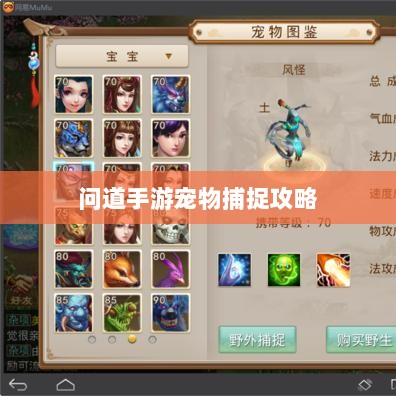问道手游宠物捕捉攻略,轻松掌握捕捉技巧全解析-图1 问道手游宠物捕捉攻略,轻松掌握捕捉技巧全解析-图1