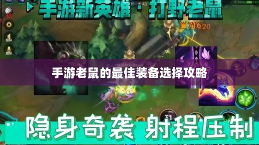 手游老鼠的最佳装备选择攻略-图1