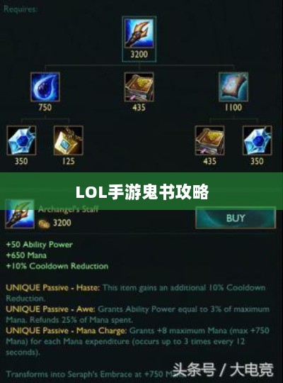 LOL手游鬼书全攻略，揭秘神秘装备魅力-图1