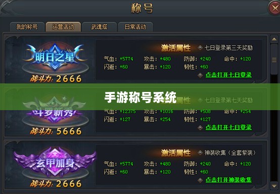 手游缺乏称号系统,探究原因与潜在影响-图1 手游缺乏称号系统,探究原因与潜在影响-图1