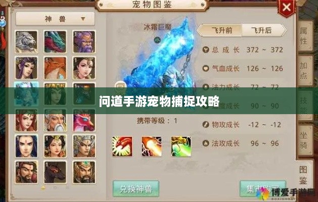 问道手游宠物捕捉攻略,捕捉心仪宠物的详细步骤-图1 问道手游宠物捕捉攻略,捕捉心仪宠物的详细步骤-图1