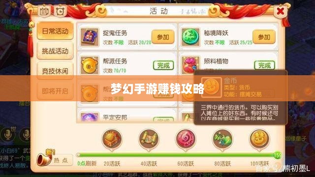 梦幻手游69级赚钱攻略,打造财富之路的秘诀-图1 梦幻手游69级赚钱攻略,打造财富之路的秘诀-图1