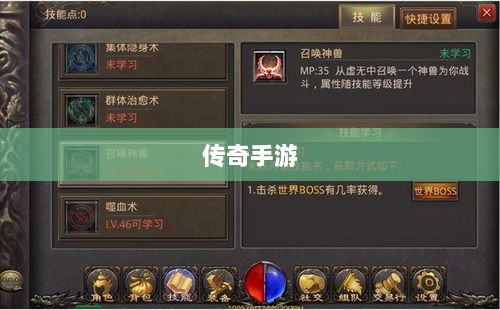 传奇手游，职业克制策略揭秘-图1
