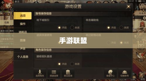 手游联盟高级设置指南，探索最佳游戏体验-图1