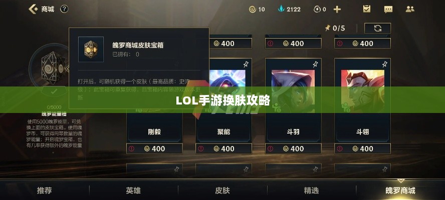 LOL手游换肤攻略，最佳换肤工具推荐及使用方法-图1