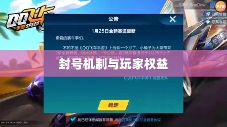 手游QQ飞车退游号是否会被封?探究封号机制与玩家权益详解-图1 手游QQ飞车退游号是否会被封?探究封号机制与玩家权益详解-图1