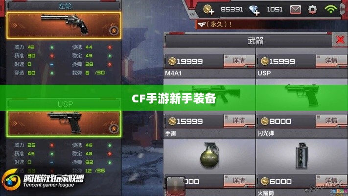 CF手游新手装备与道具购买指南-图1 CF手游新手装备与道具购买指南-图1