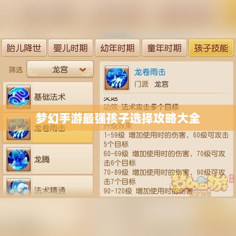梦幻手游最强孩子选择攻略大全-图1
