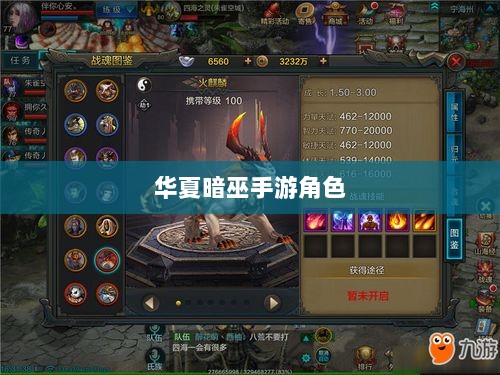 手游华夏暗巫实力深度解析，角色特点与游戏实力探讨-图1