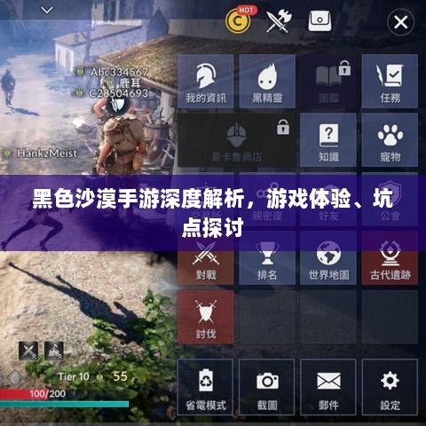 黑色沙漠手游深度解析，游戏体验、坑点探讨-图1