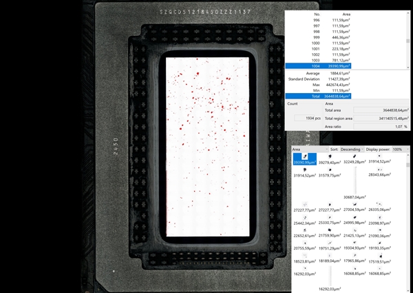 撼讯RX 9070 XT GPU表面细节揭秘，高达1934个坑与温度飙升至113℃的惊人现象！-图2
