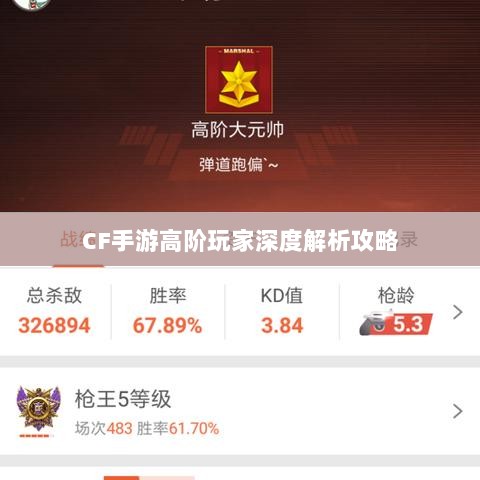 CF手游高阶玩家深度解析攻略-图1 CF手游高阶玩家深度解析攻略-图1