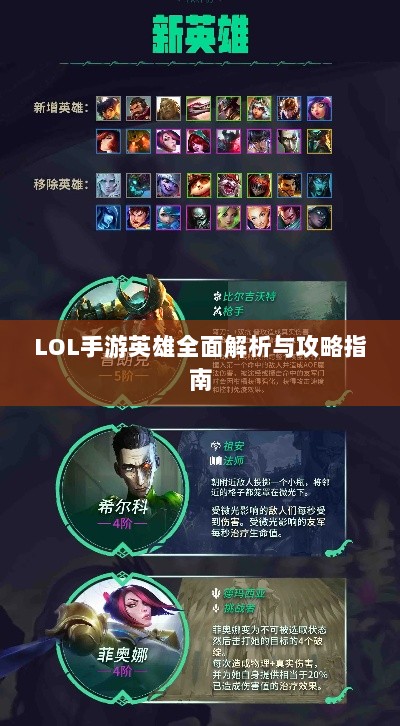 LOL手游英雄全面解析与攻略指南-图1