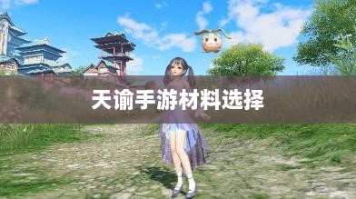 天谕手游材料选择指南，哪些材料更适合玩家？-图1