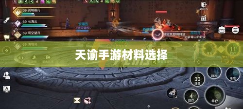 天谕手游材料选择攻略，哪些材料更具优势？-图1
