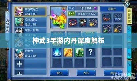 神武3手游内丹深度解析-图1