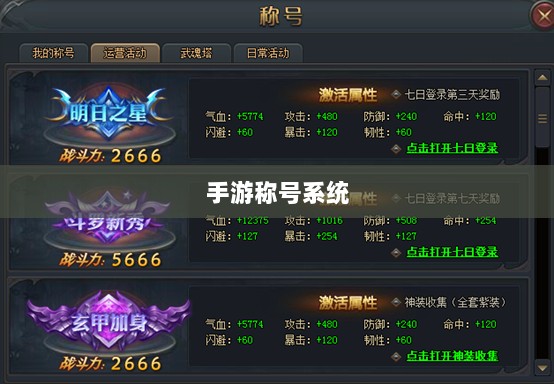 手游缺乏称号系统,探究原因与潜在影响-图1 手游缺乏称号系统,探究原因与潜在影响-图1