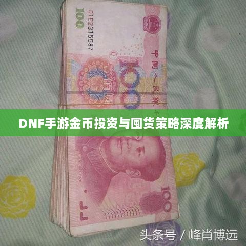 DNF手游金币投资与囤货策略深度解析-图1 DNF手游金币投资与囤货策略深度解析-图1