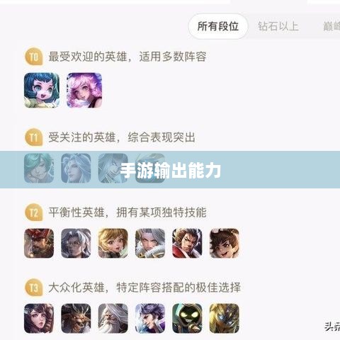 手游输出能力与技巧探讨，瑶瑶玩转输出手游的可能性分析-图1