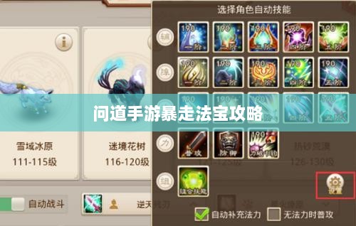 问道手游暴走法宝攻略,选择搭配法宝,提升游戏体验全解析-图1 问道手游暴走法宝攻略,选择搭配法宝,提升游戏体验全解析-图1